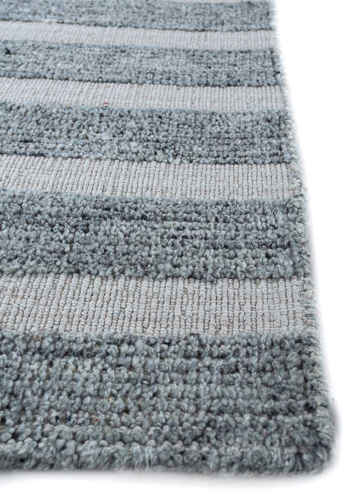 Wool Rug - 90 x 60 cm - petrol blue