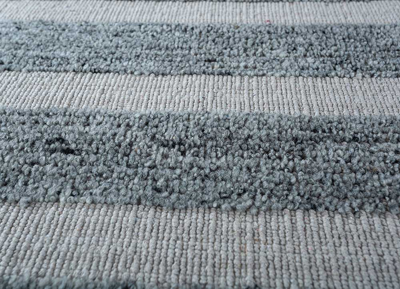 Wool Rug - 90 x 60 cm - petrol blue