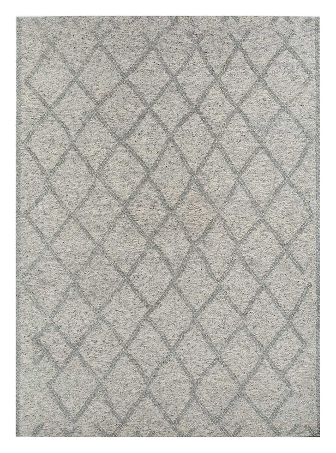 Wool Rug - 300 x 240 cm - silver
