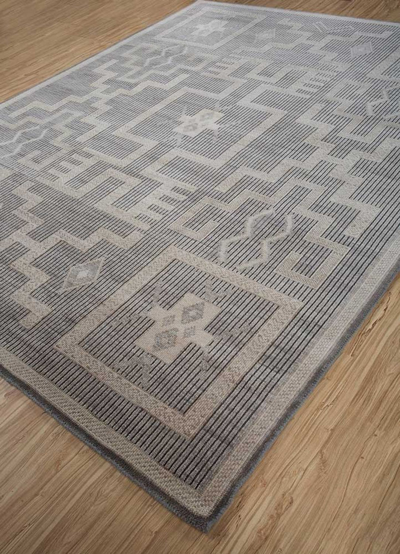 Wool Rug - 300 x 240 cm - light grey
