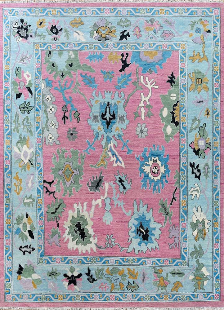 Wool Rug - 270 x 180 cm - rose