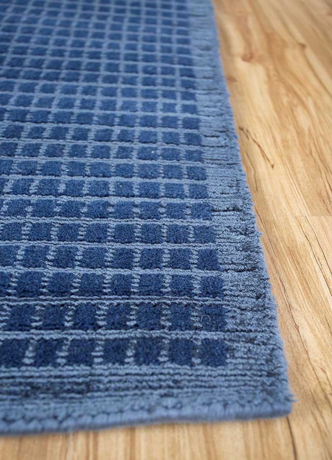 Wool Rug - 240 x 150 cm - dark blue