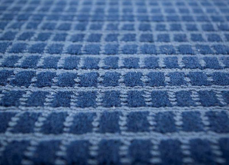 Wool Rug - 240 x 150 cm - dark blue