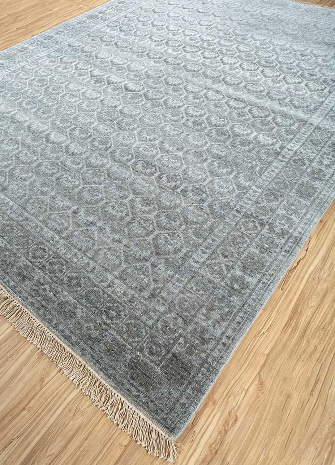 Wool Rug - 300 x 240 cm - grey