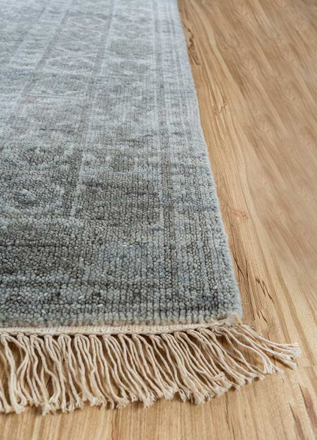 Wool Rug - 300 x 240 cm - grey