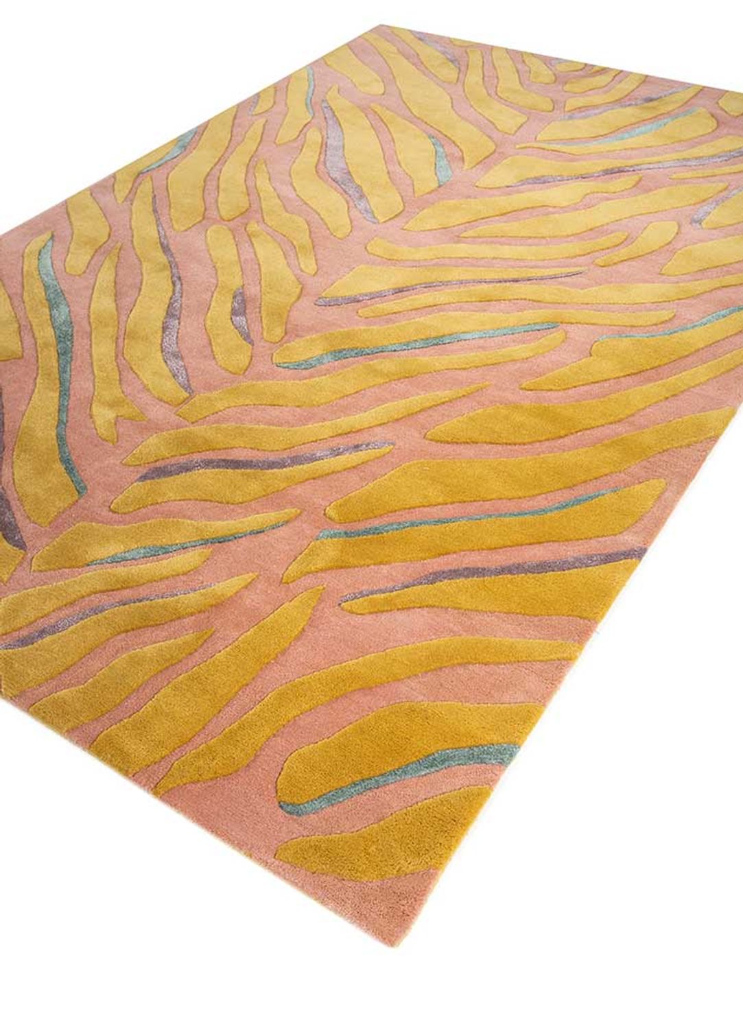 Wool Rug - 270 x 180 cm - gold