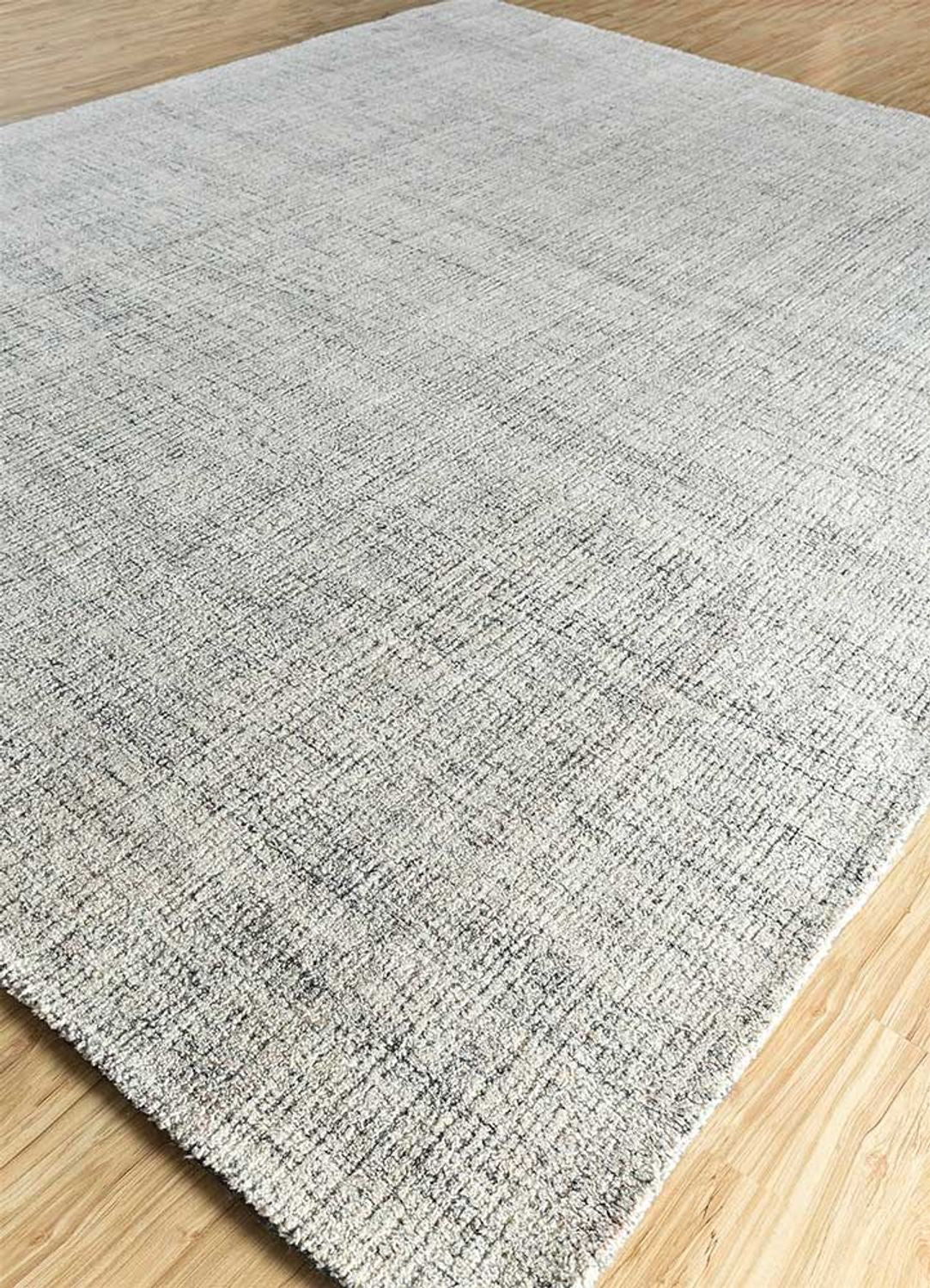 Wool Rug square  - 120 x 120 cm - light grey