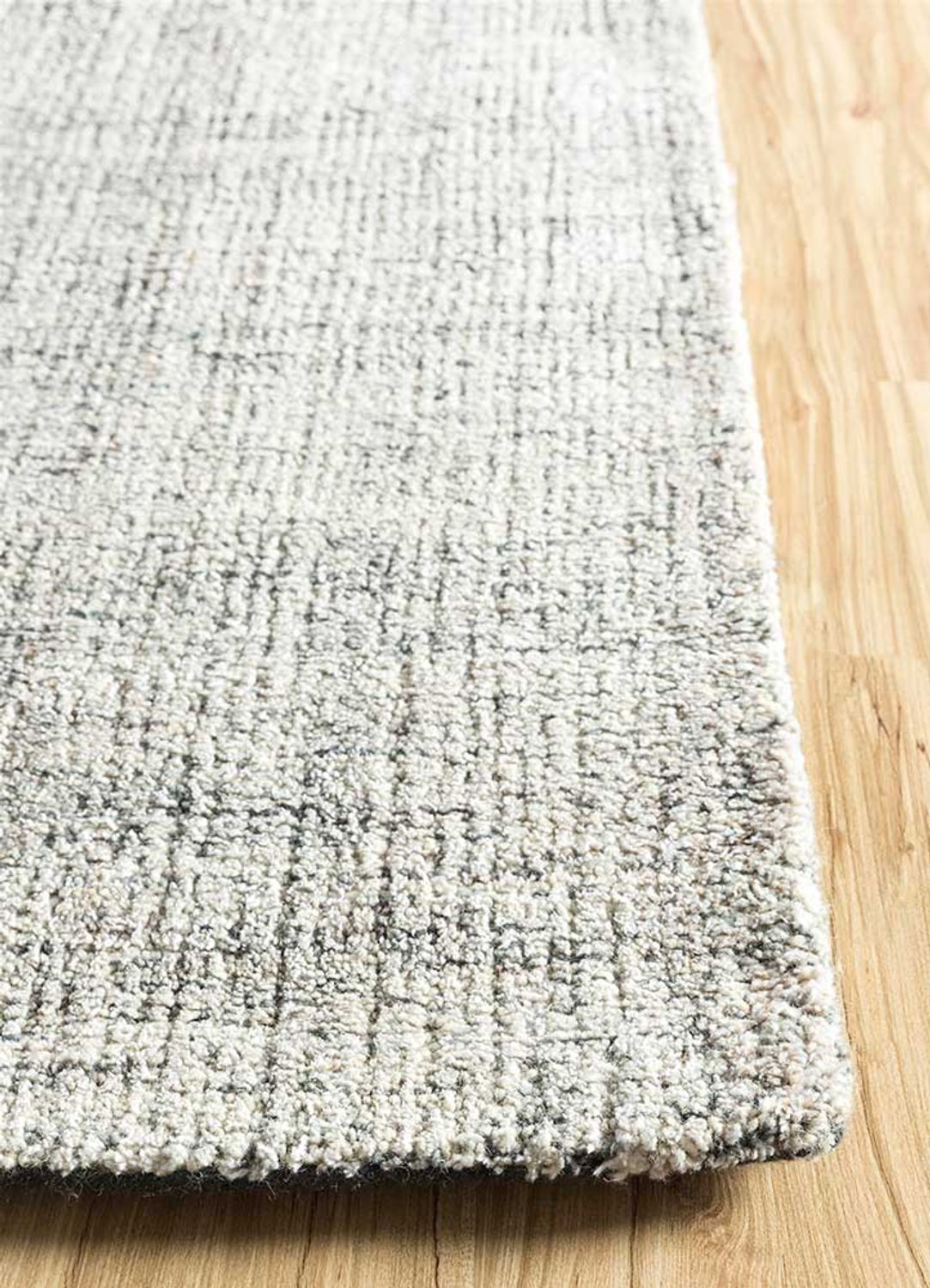 Wool Rug square  - 120 x 120 cm - light grey