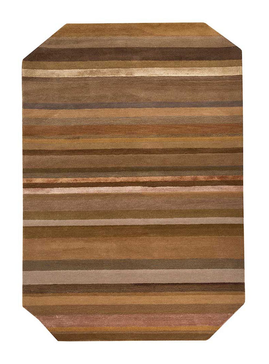 Wool Rug other shape  - 270 x 180 cm - blue