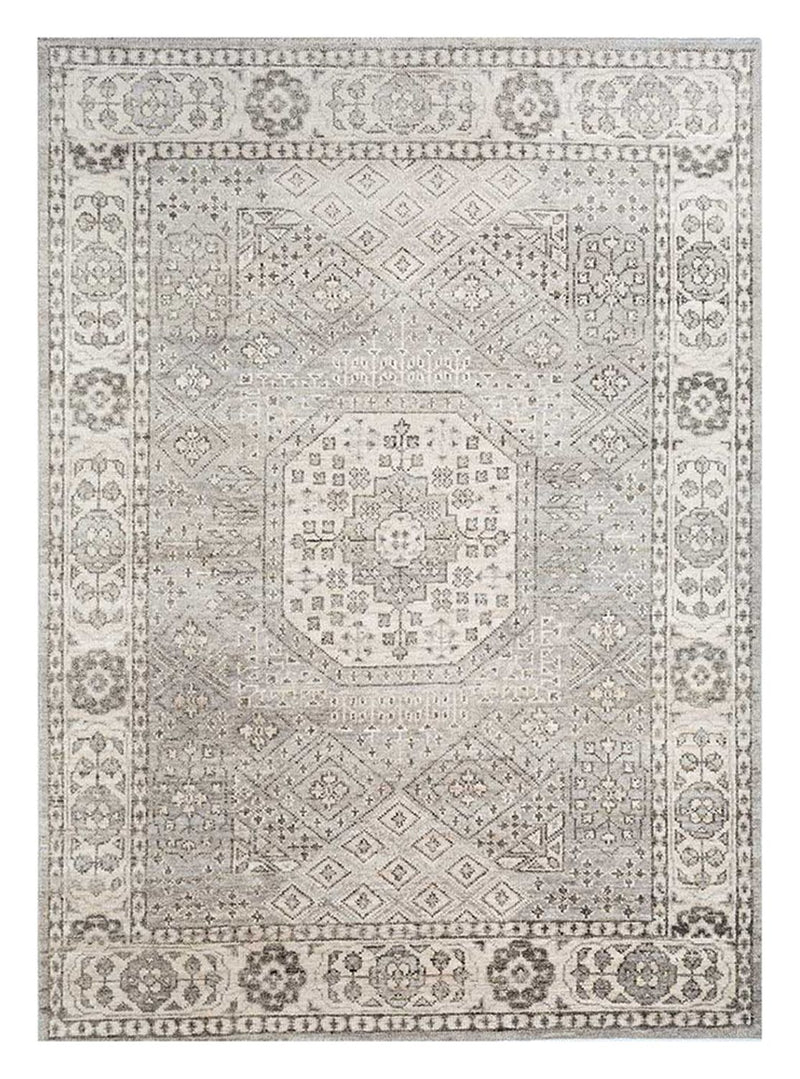 Wool Rug - 300 x 240 cm - silver