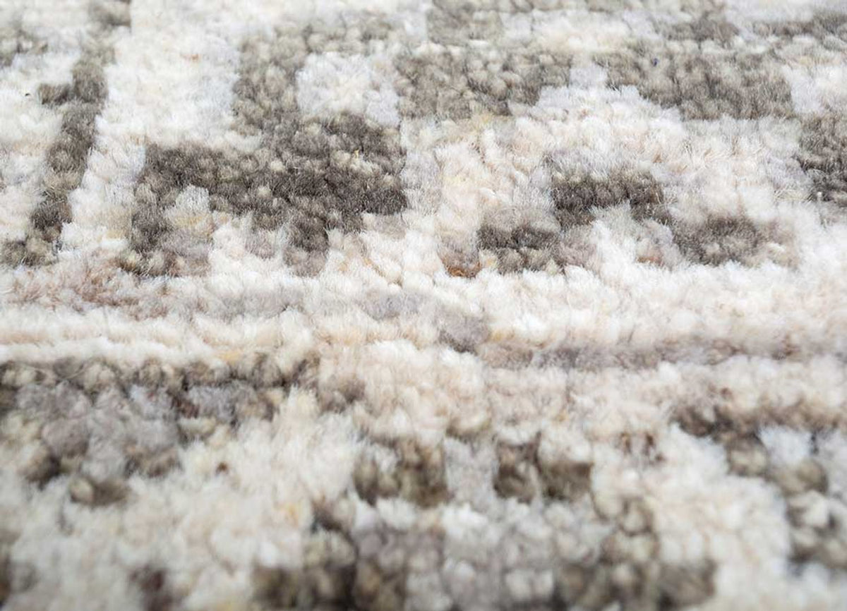 Wool Rug - 300 x 240 cm - silver