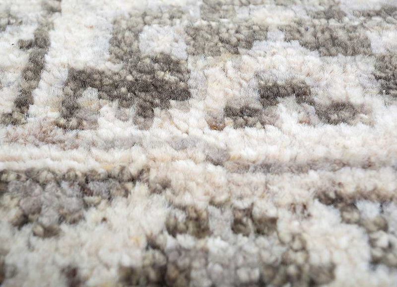 Wool Rug - 300 x 240 cm - silver