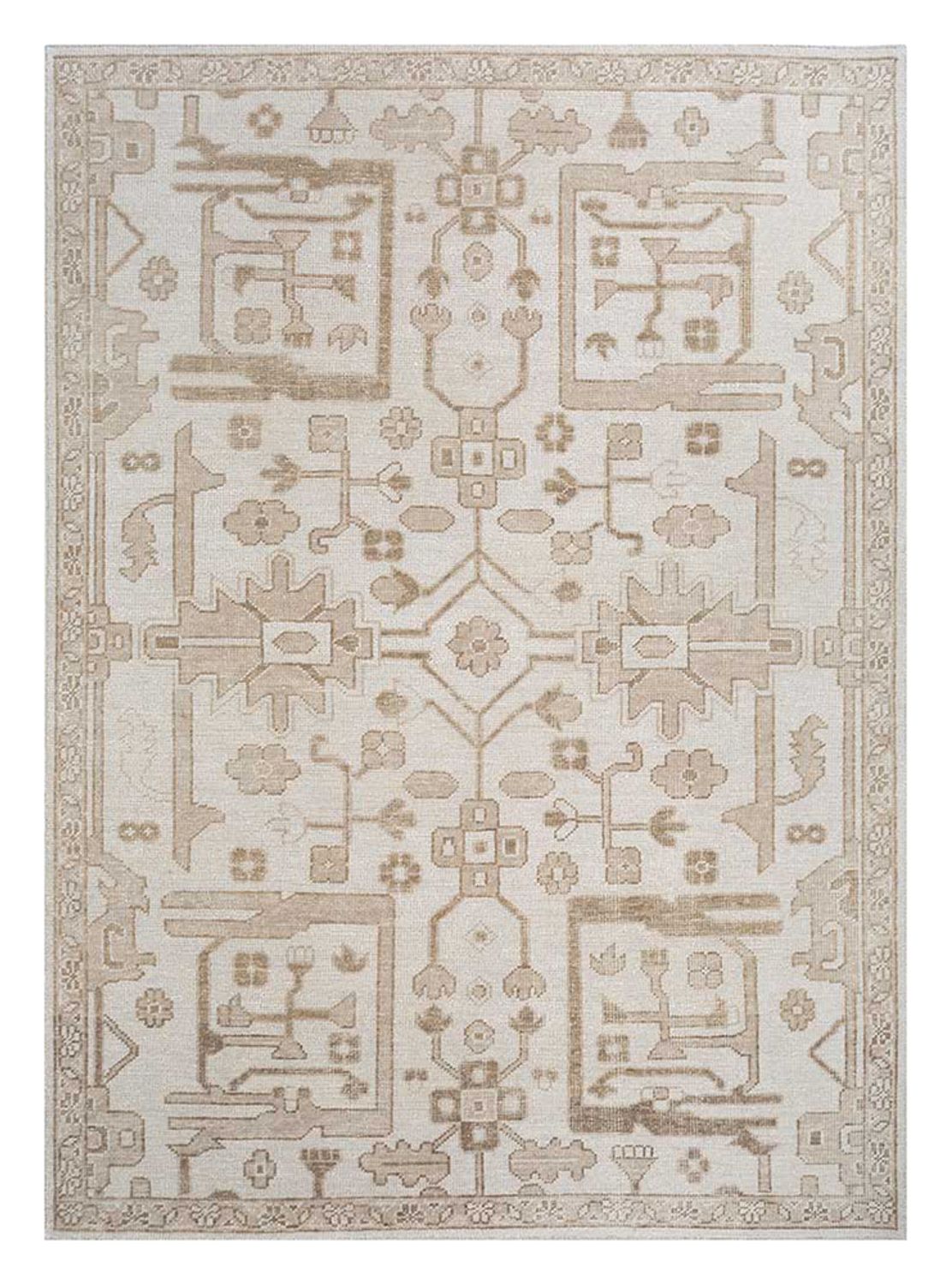 Wool Rug - 300 x 240 cm - white