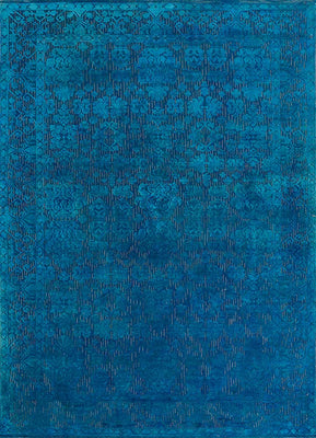 Wool Rug - 300 x 200 cm - dark blue
