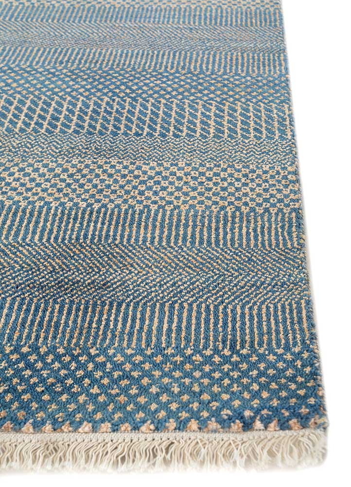 Wool Rug - 270 x 180 cm - sea blue