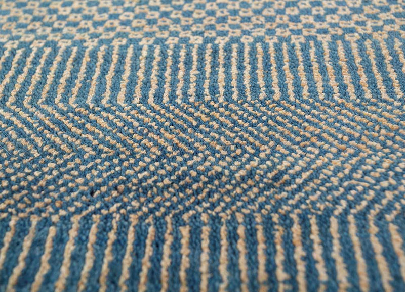 Wool Rug - 270 x 180 cm - sea blue