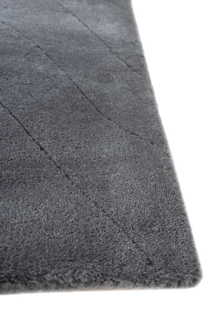 Wool Rug - 233 x 165 cm - dark grey