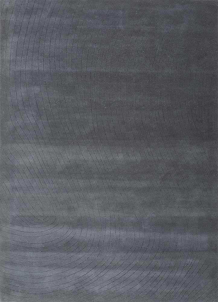 Wool Rug - 233 x 165 cm - dark grey