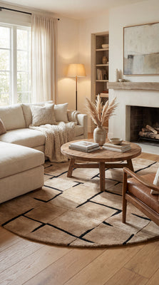 Designer Rug - LunarLuxe - round