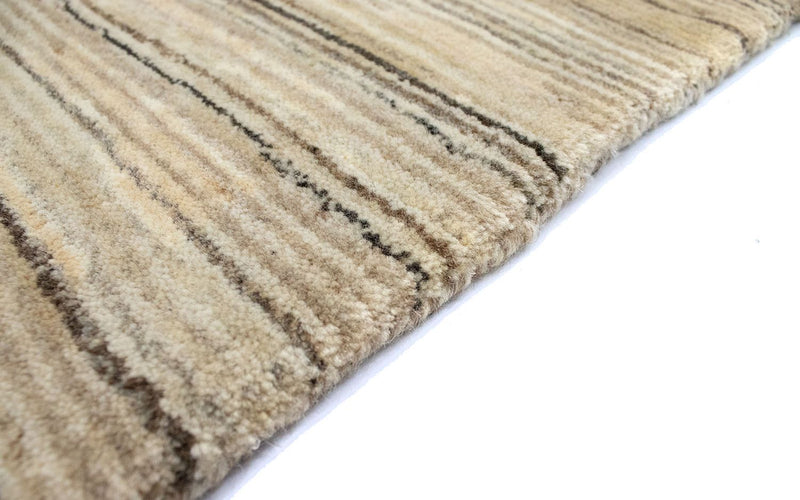 Wool Rug - 124 x 63 cm - natural