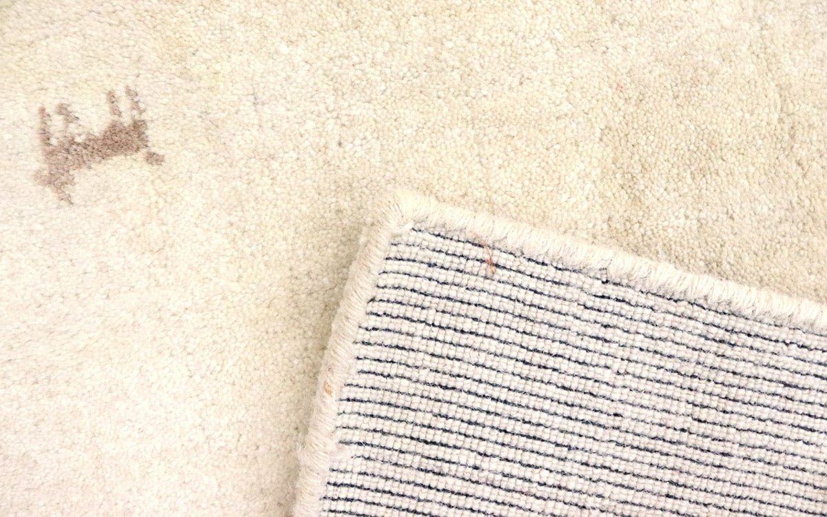 Wool Rug - 195 x 140 cm - beige