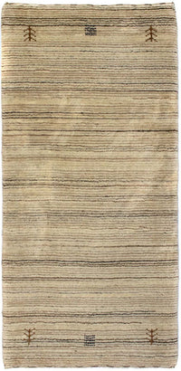 Wool Rug - 124 x 63 cm - natural