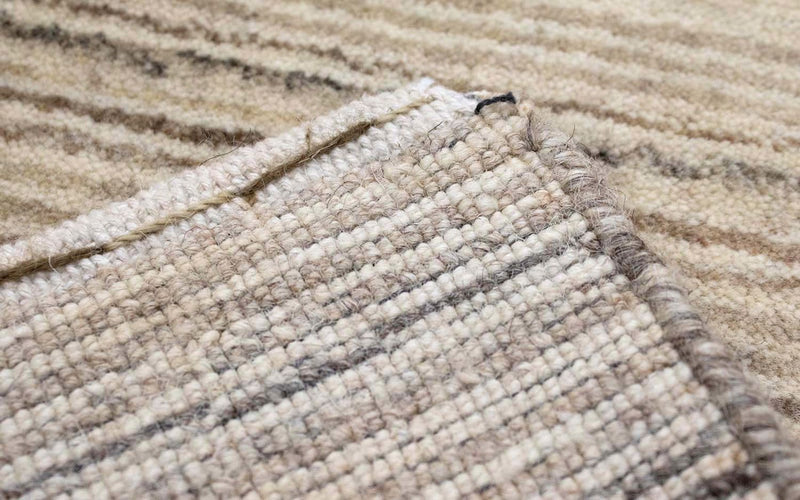 Wool Rug - 124 x 63 cm - natural