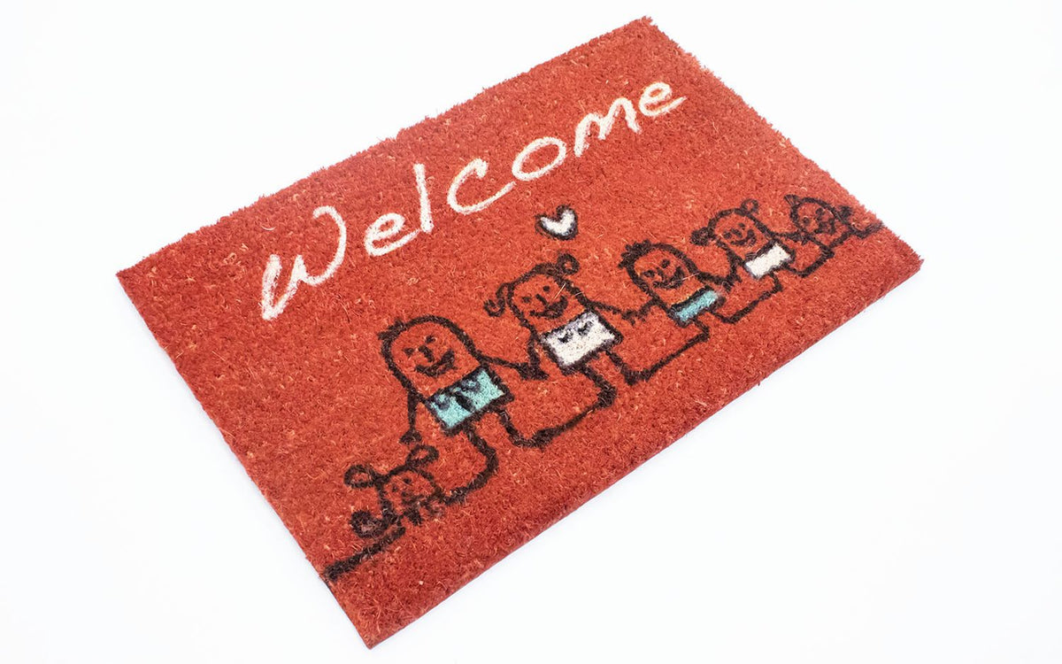 Doormat - 60 x 40 cm - red