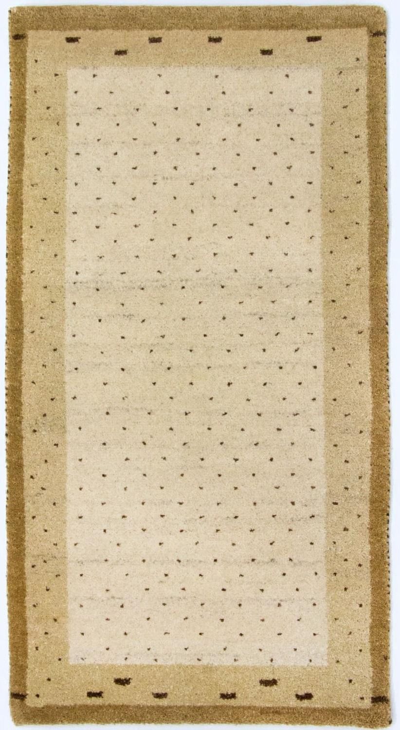 Gabbeh Rug - Indus - 136 x 72 cm - beige
