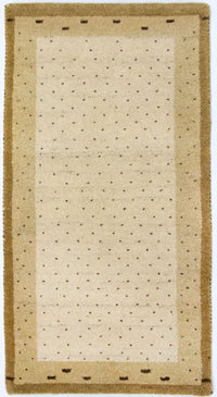 Gabbeh Rug - Indus - 136 x 72 cm - beige
