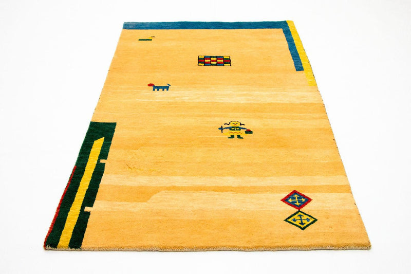 Gabbeh Rug - Indus - 193 x 121 cm - gold