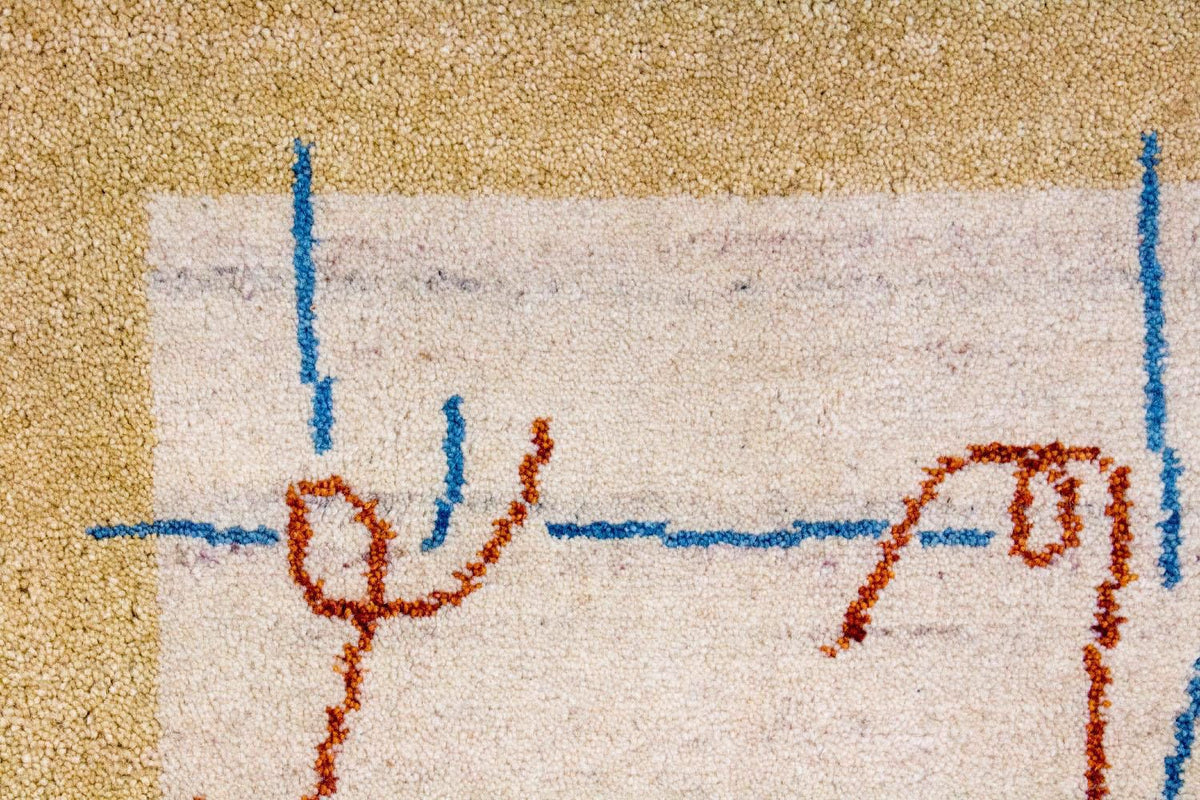 Gabbeh Rug - Indus - 140 x 70 cm - beige