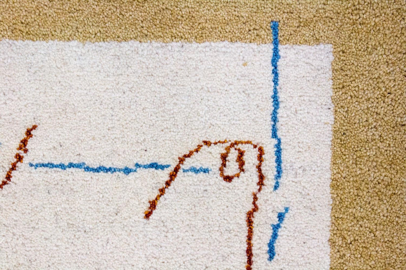 Gabbeh Rug - Indus - 140 x 70 cm - beige