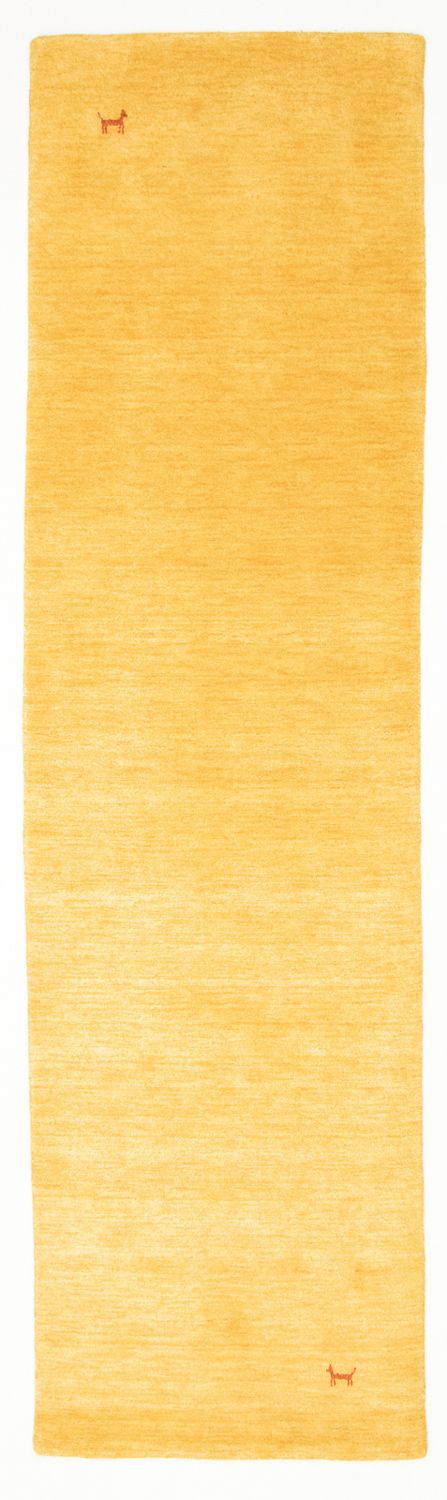 Runner Gabbeh Rug - Indus - 200 x 80 cm - gold