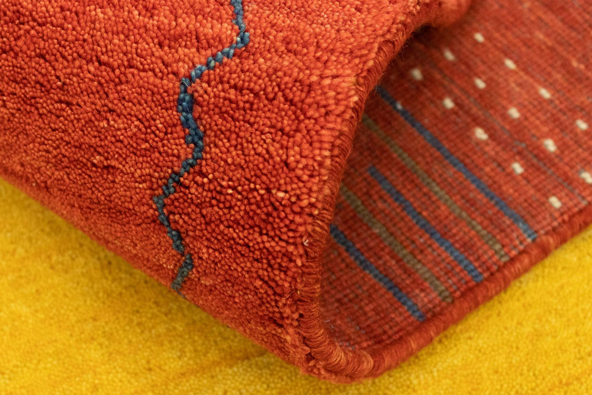 Gabbeh Rug - Indus - 180 x 120 cm - gold