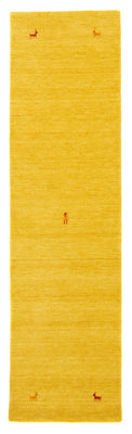 Runner Gabbeh Rug - Softy - 200 x 80 cm - gold