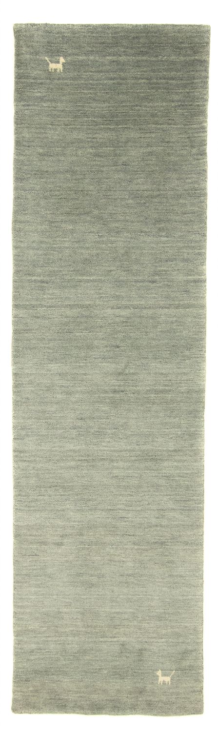 Runner Gabbeh Rug - Indus - 200 x 80 cm - grey