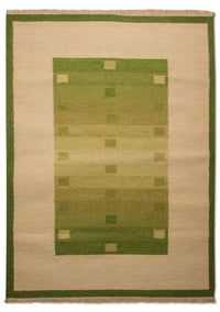 Kelim Rug - Trendy - 180 x 120 cm - green