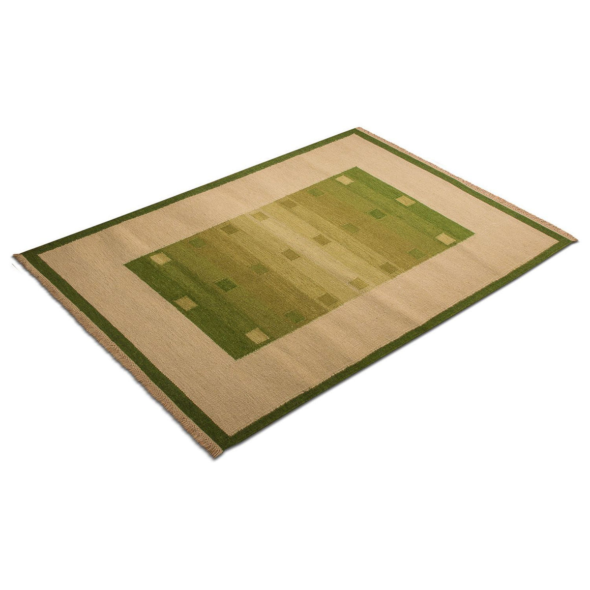 Kelim Rug - Trendy - 180 x 120 cm - green