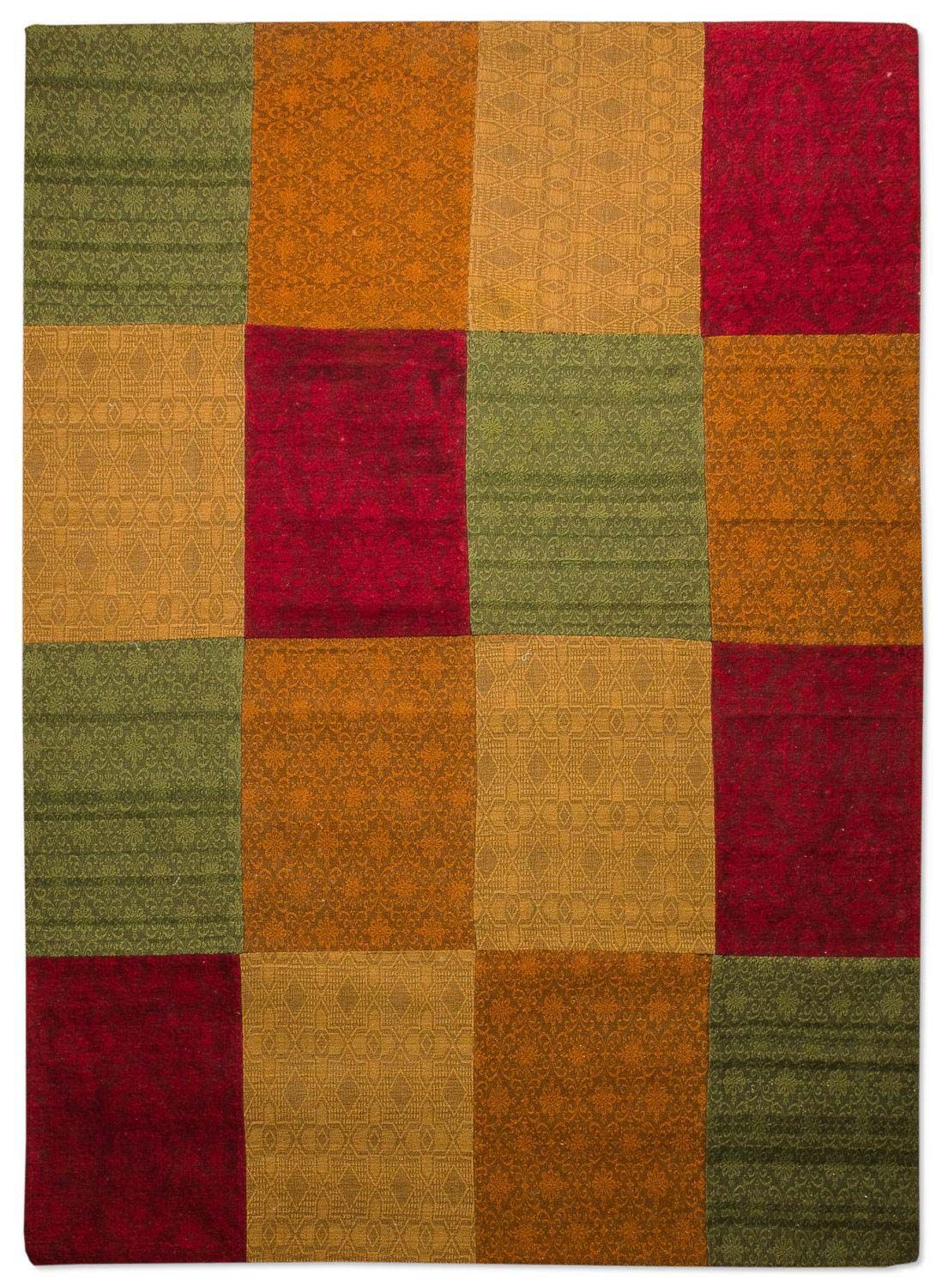 Patchwork Rug - 340 x 240 cm - colorful