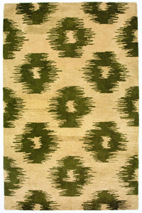 Wool Rug - 240 x 155 cm - green
