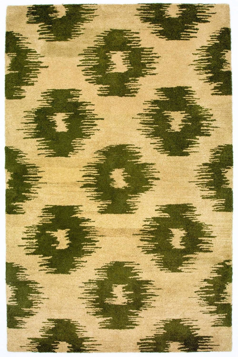 Wool Rug - 240 x 155 cm - green