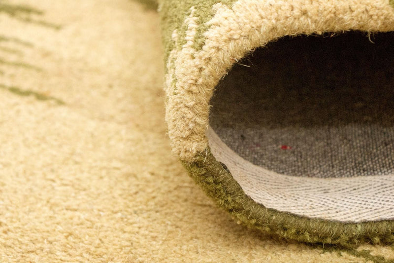 Wool Rug - 240 x 155 cm - green