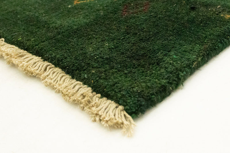 Gabbeh Rug - Indus - 300 x 200 cm - dark green