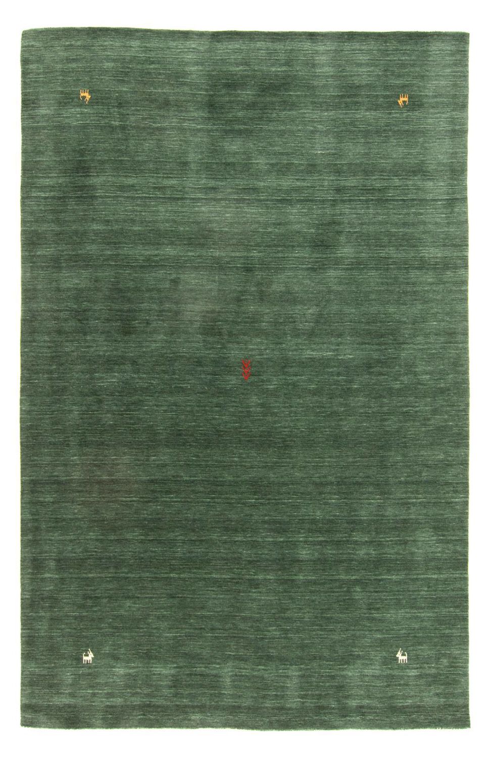 Gabbeh Rug - Softy - 160 x 90 cm - dark green