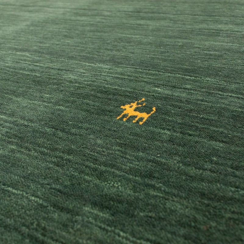 Gabbeh Rug - Softy - 160 x 90 cm - dark green