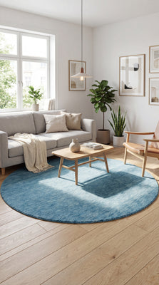 Gabbeh Rug - Softy - Uni - round