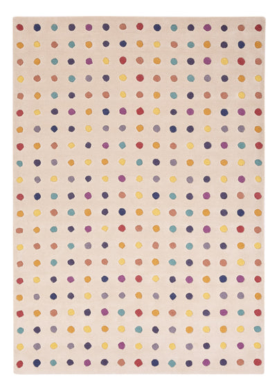 Ground White Multy Wool Rug