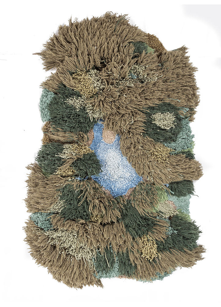 Wool Rug other shape  - 150 x 90 cm - multicolored