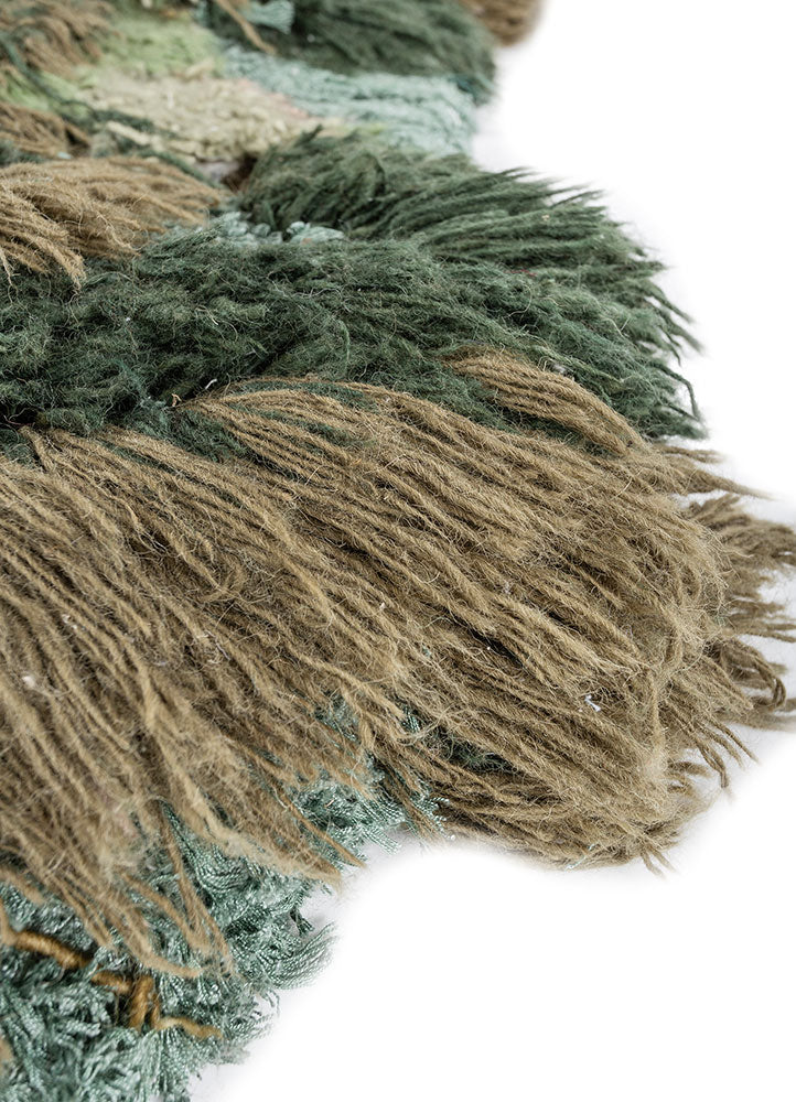 Wool Rug other shape  - 150 x 90 cm - multicolored